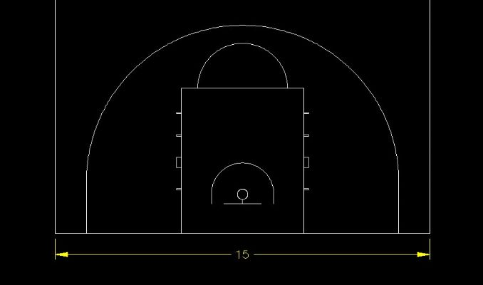 篮球场尺寸划线图详解（从线条到尺寸，全方位了解篮球场）-第2张图片-www.211178.com_果博福布斯